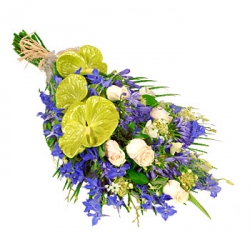Livraison fleurs de « Fleurs deuil 
Gerbe Azur »